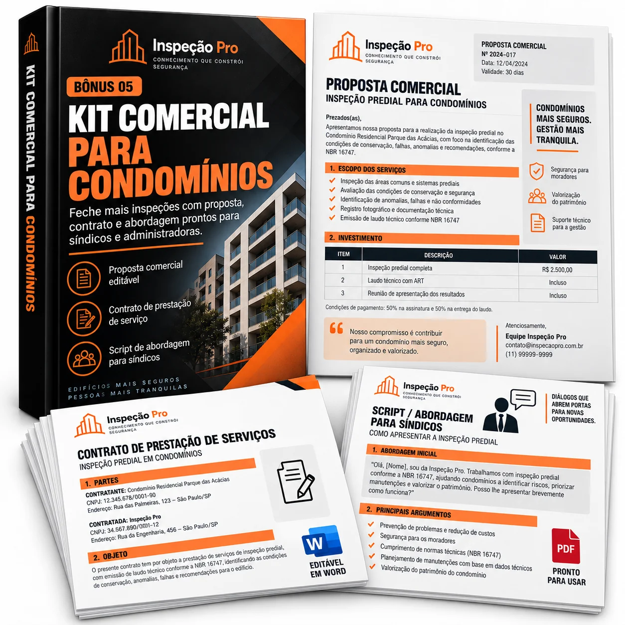 Bônus 5 - Kit Comercial para Condomínios
